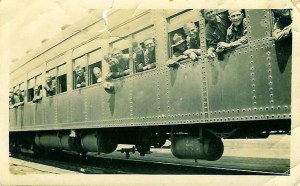 troop train, Camp Van Dorn 